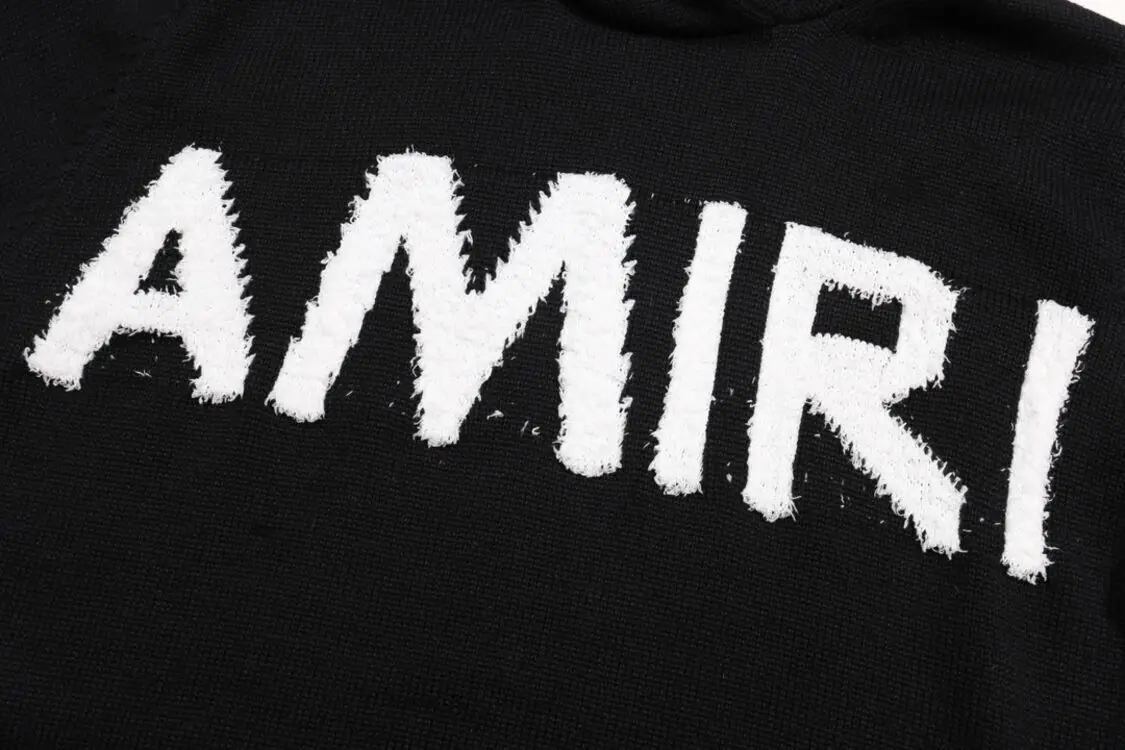 Рубашка AMIRI Осень и зима Мужские женские модные джемперы изоляция трикотаж