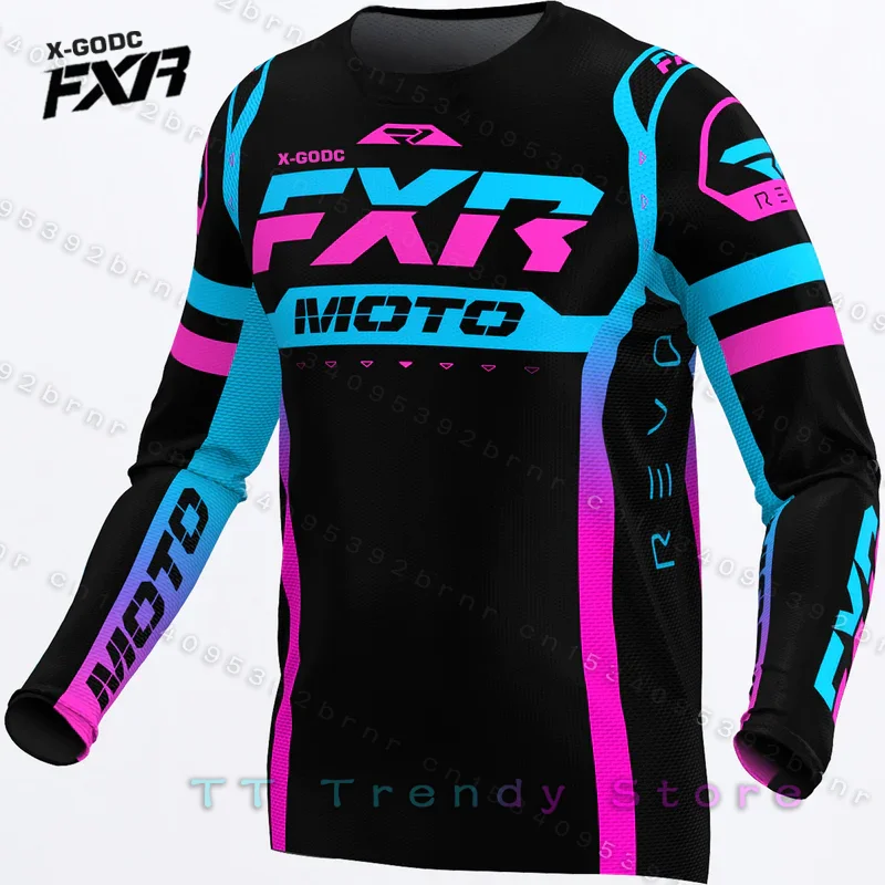 

Men's Downhill Jerseys Mountain Bike MTB Shirts Offroad DH Motorcycle Jersey Motocross Sportwear Clothing X-GODC FXR
