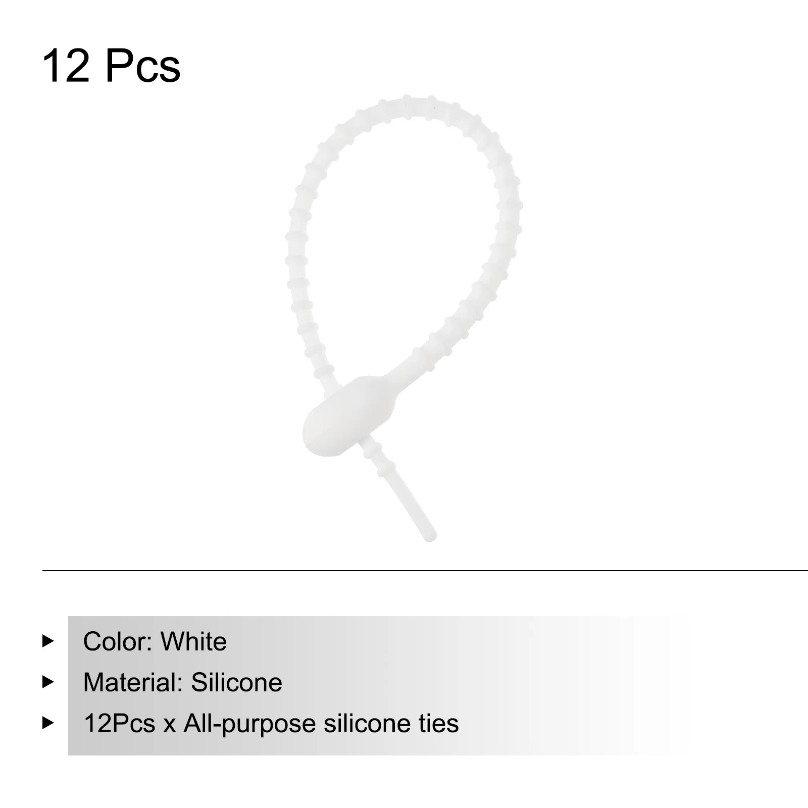 

12 шт. силиконовые кабельные стяжки, многоразовые стяжки для сумок, закручивающаяся проволока, кабельная стяжка на молнии, гарнитура, линия передачи данных, органайзер для проводов, шнур, управление ключами