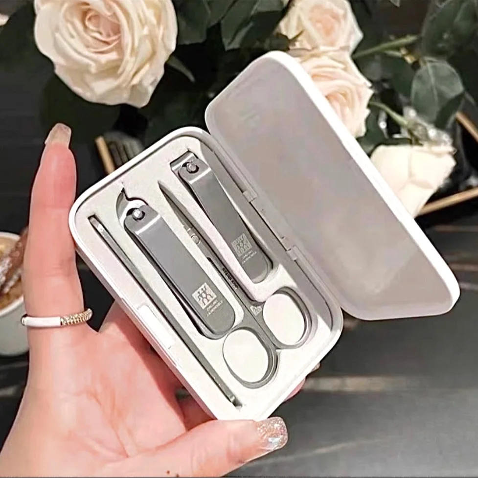 Manicure Set-Stainless Steel Nail Care Set-Professional Ingrown Toenail Clipper Grooming Tool-Pedicure Kit Toe Nail