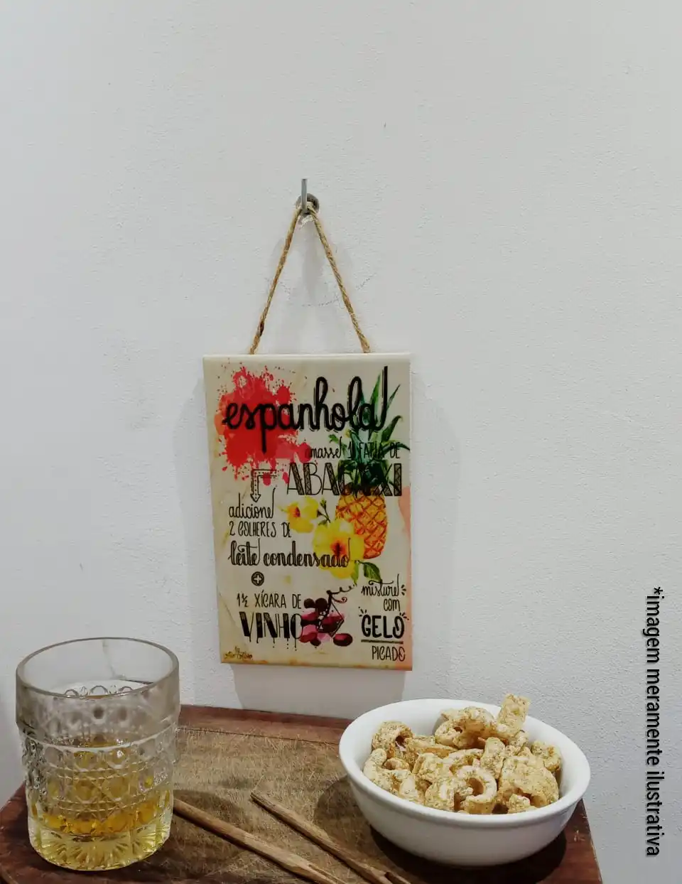 

Azulejo Decorativo Receitas de Drinks e Bebidas Afrodisíacas Diversos Modelos