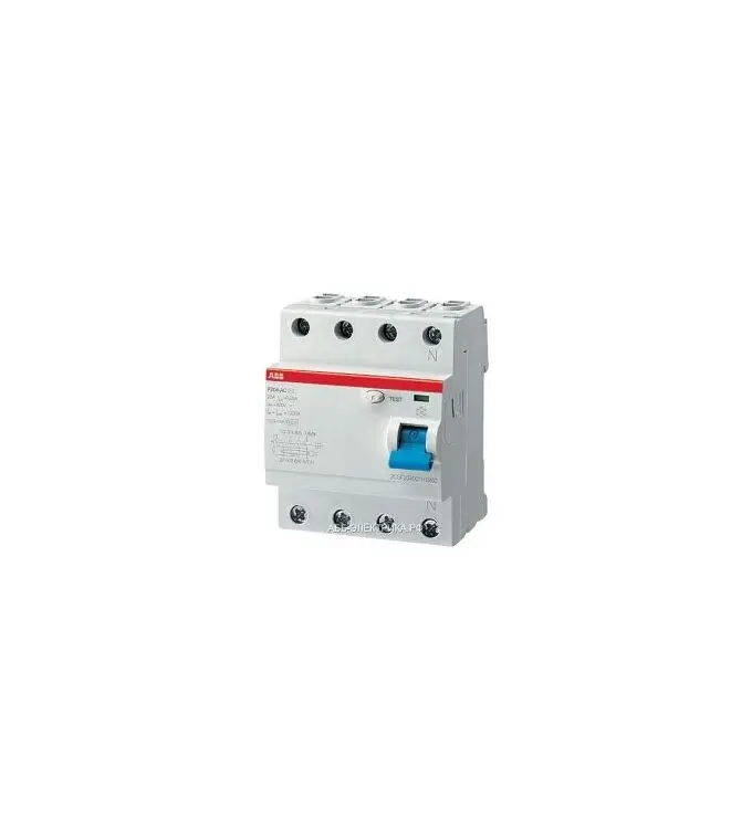 ABB F204 AC-80/0,3 УЗО 4-x полюсное 80А 300мА 10кА тип АС 2CSF204001R3800