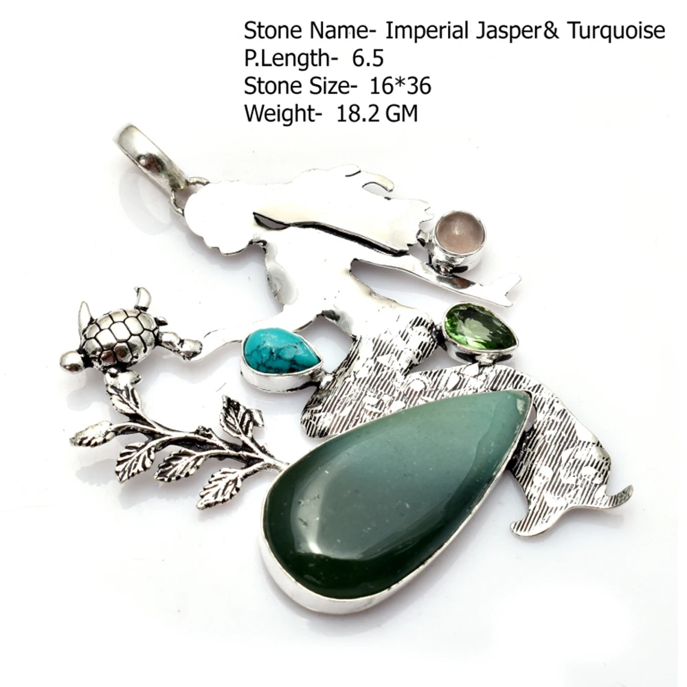 Подлинная яшма подвеска из нескольких камней