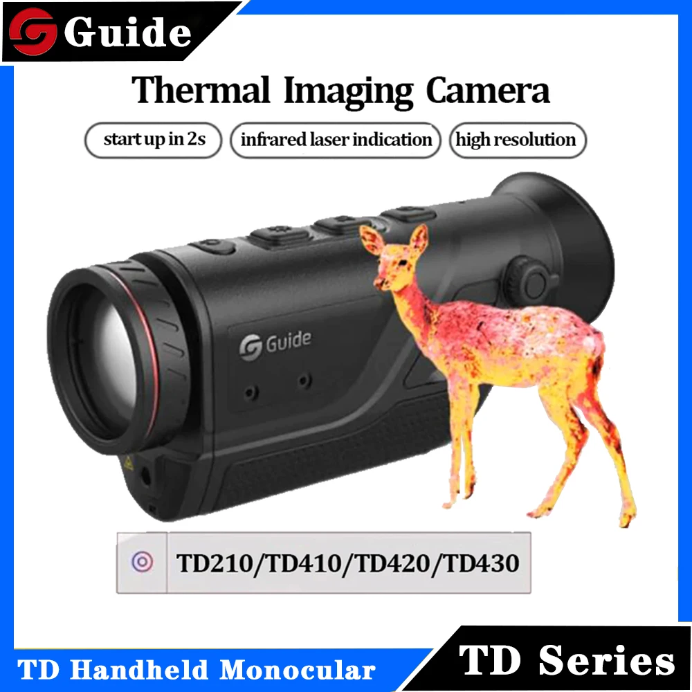 

TD210 Guide Thermal Imaging Monocular for Hunting Night Vision Sight Scope Professional Infrared Telescope TD430 TD420 TD410