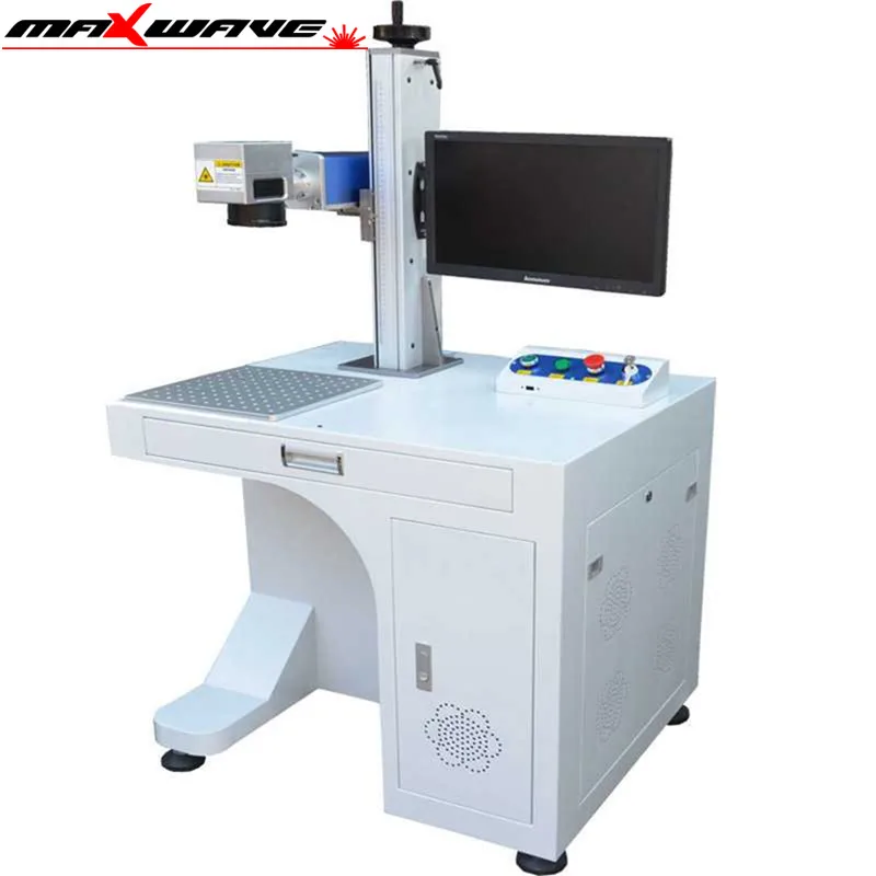 Cabinet Type Raycus 3D 30 Watt Fiber Laser Marking Machine enlarge