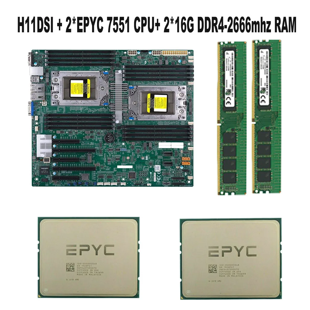 Supermicro h11dsi Rev 2.0. Плата ram