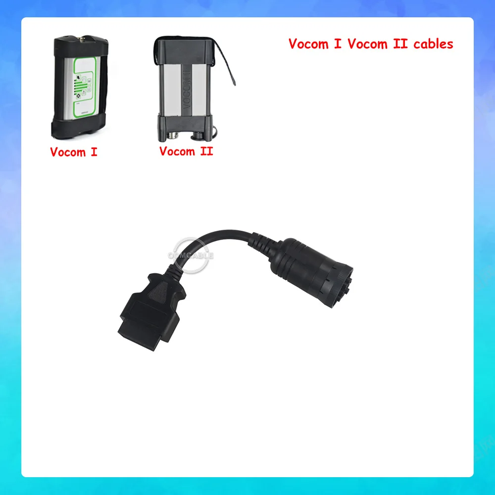 

North America 9Pin Cable for Volvo 88890302 VOCOM construction equipment with OBD II OBD 16 pin diagnostic cable