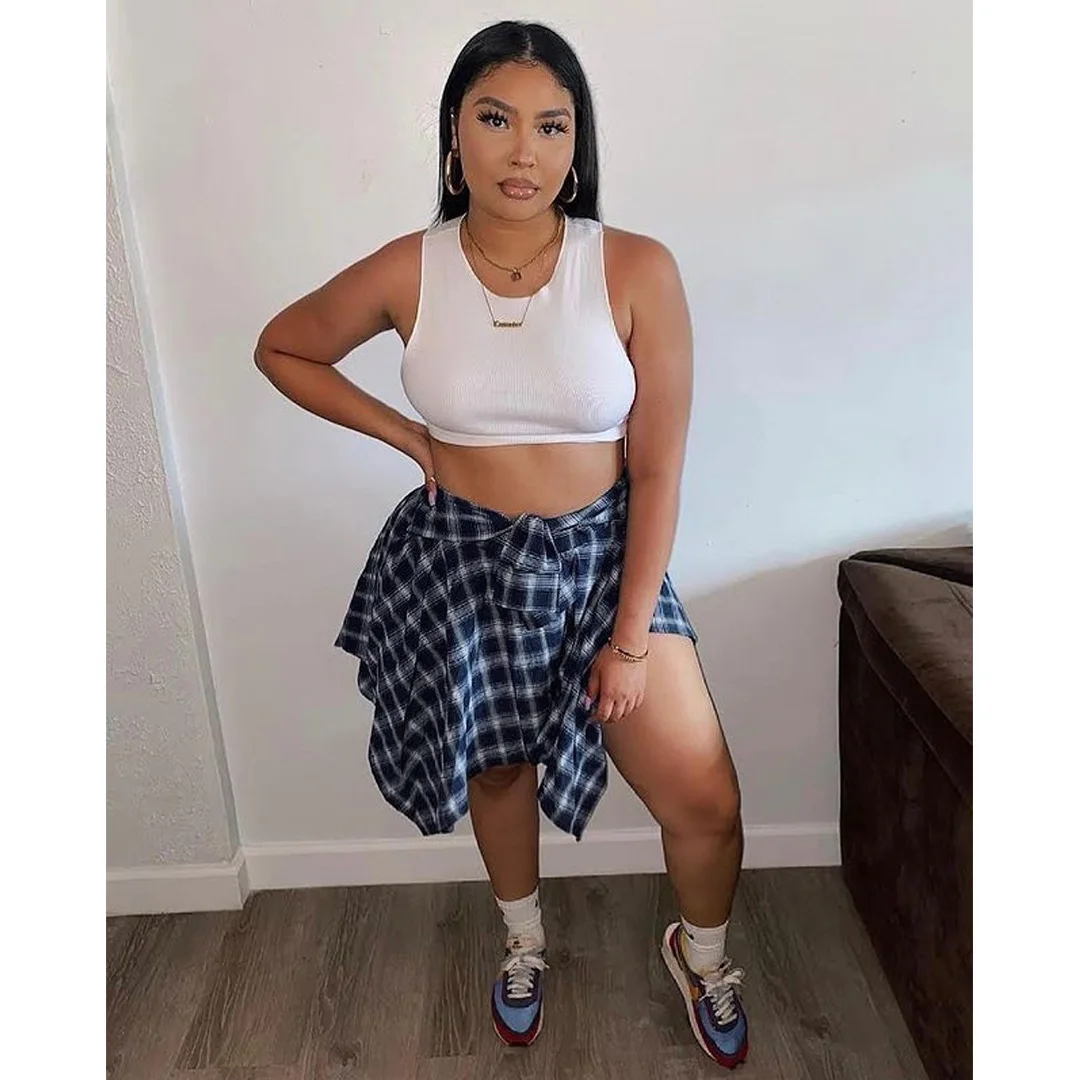 Мини-юбка женская трапециевидная с завышенной талией модная Элегантная короткая