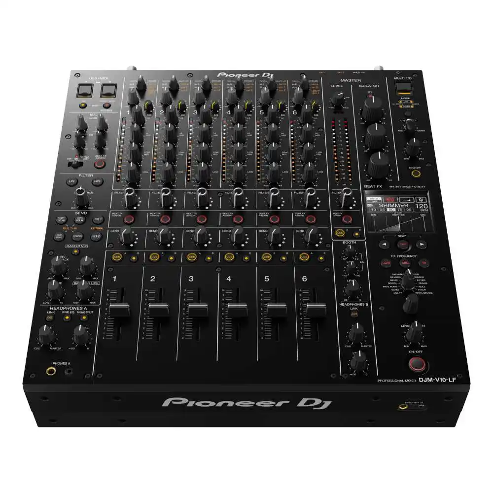 

Pioneer DJ DJM-V10 LF 6Channel Professional DJ Mixer (Black)