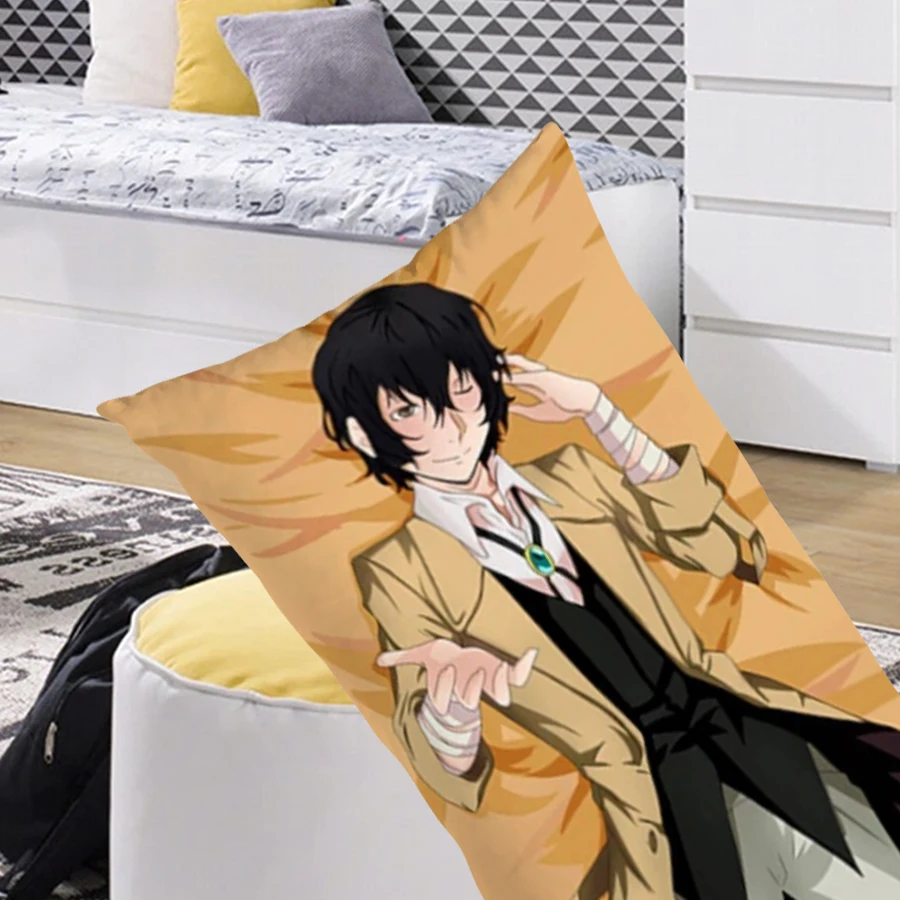 Дакимакура аниме Великий из бродячих псов - Осаму Дазай | наволочка