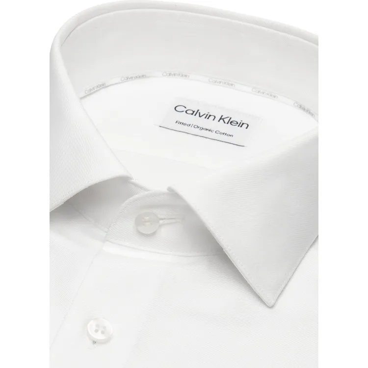 Calvin Klein Приталенная белая