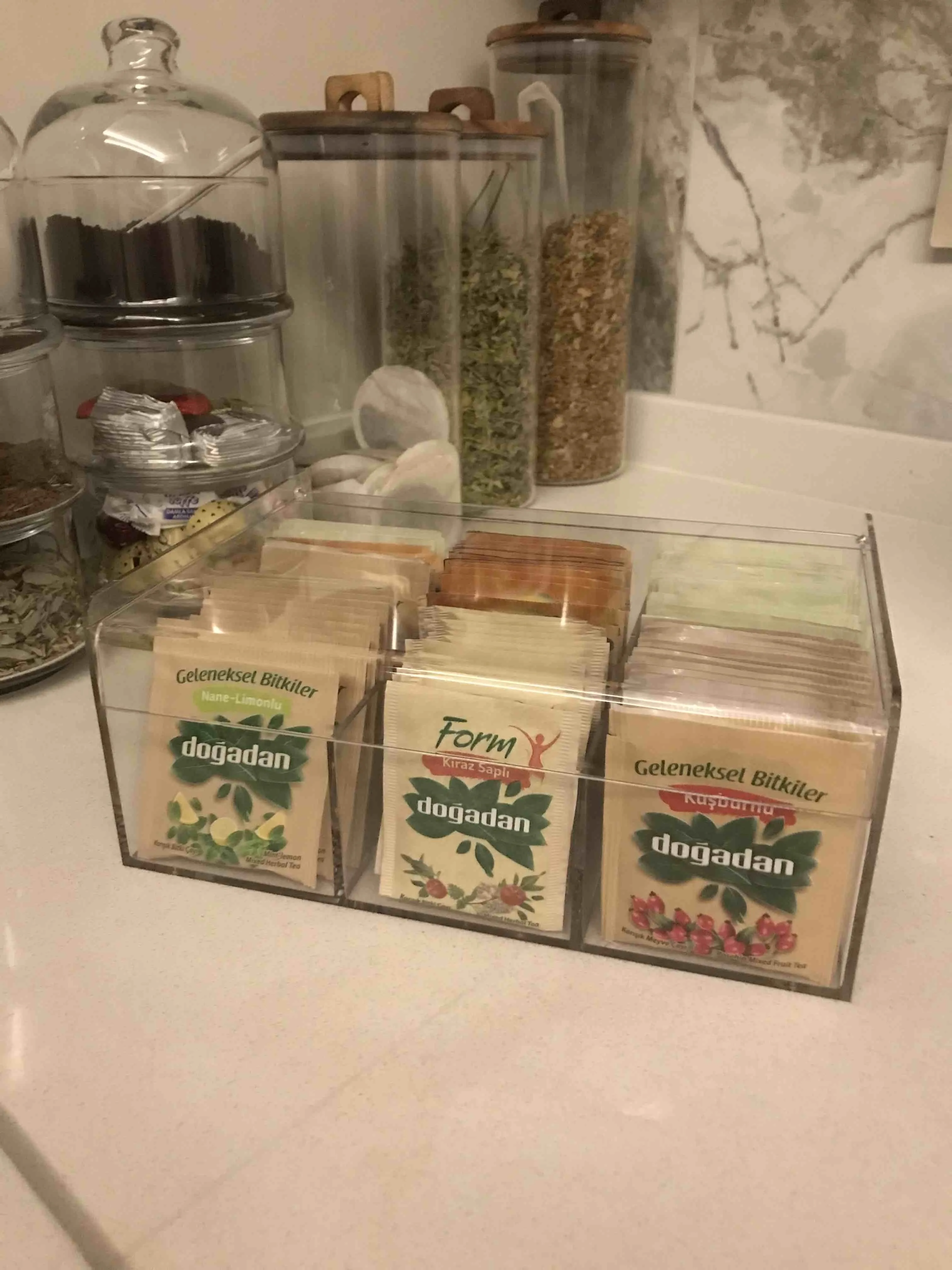 Набор чайных коробок кухонный органайзер для хранения крышка 6 отделений шкафы