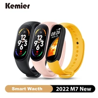 2022 kemier original m7 smartband fitness smart bracelet heart rate blood pressure measurement waterproof smart watch men women