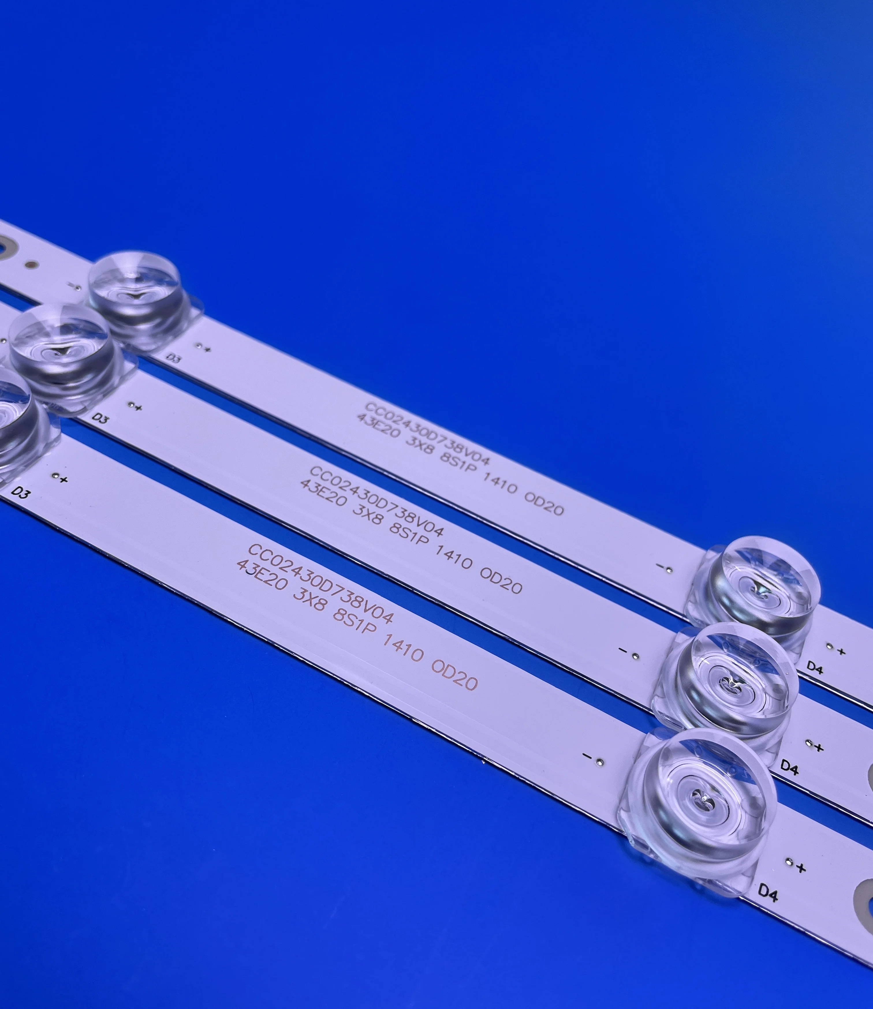 Led подсветка CC02430D738V04 CC02430D738V08 for AMCV LE-43ZTFS17 Baird TI4311DLEDDS DEXP F43D7000Q F43E8000Q | Электронные