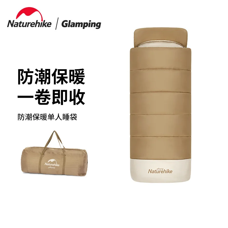 

Naturehike CNH22SD006 Outdoor Camping Single Sleeping Bag 300GSM Feather Cotton Damp-proof and Warm Winter Winter Thermal Insula
