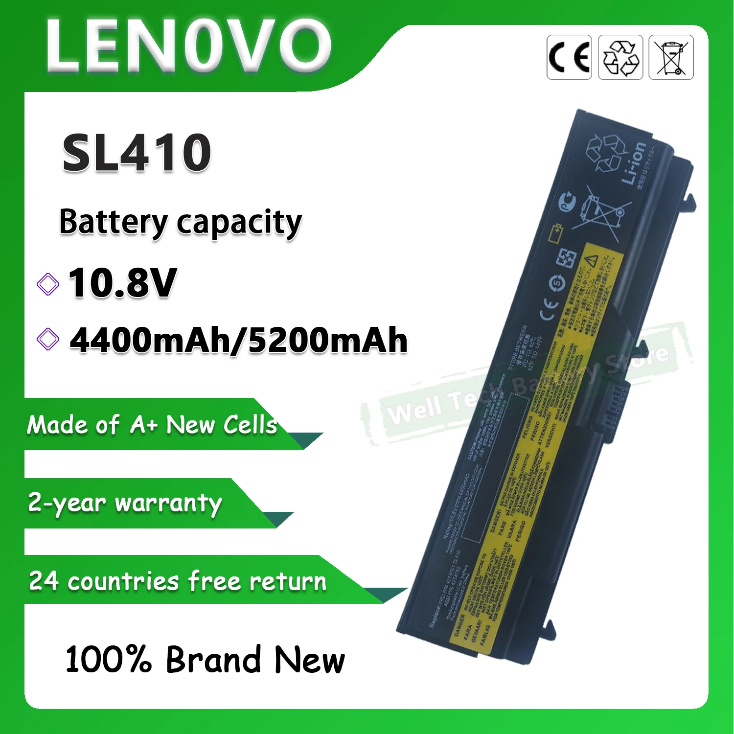 SL410 Аккумулятор для ноутбука LENOVO T410 T510 W510 SL510 T420 ThinkPad E40 E50 Edge 0578-47B 14 &quot14&quot 05787UJ