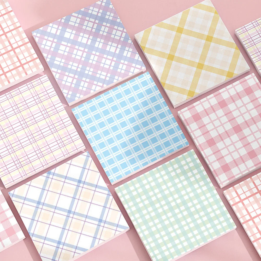 

200pcs/lot Memo Pads Material Paper Cutelattice Junk Journal Paper diary Scrapbooking Cards Background Decoration Paper Notepad