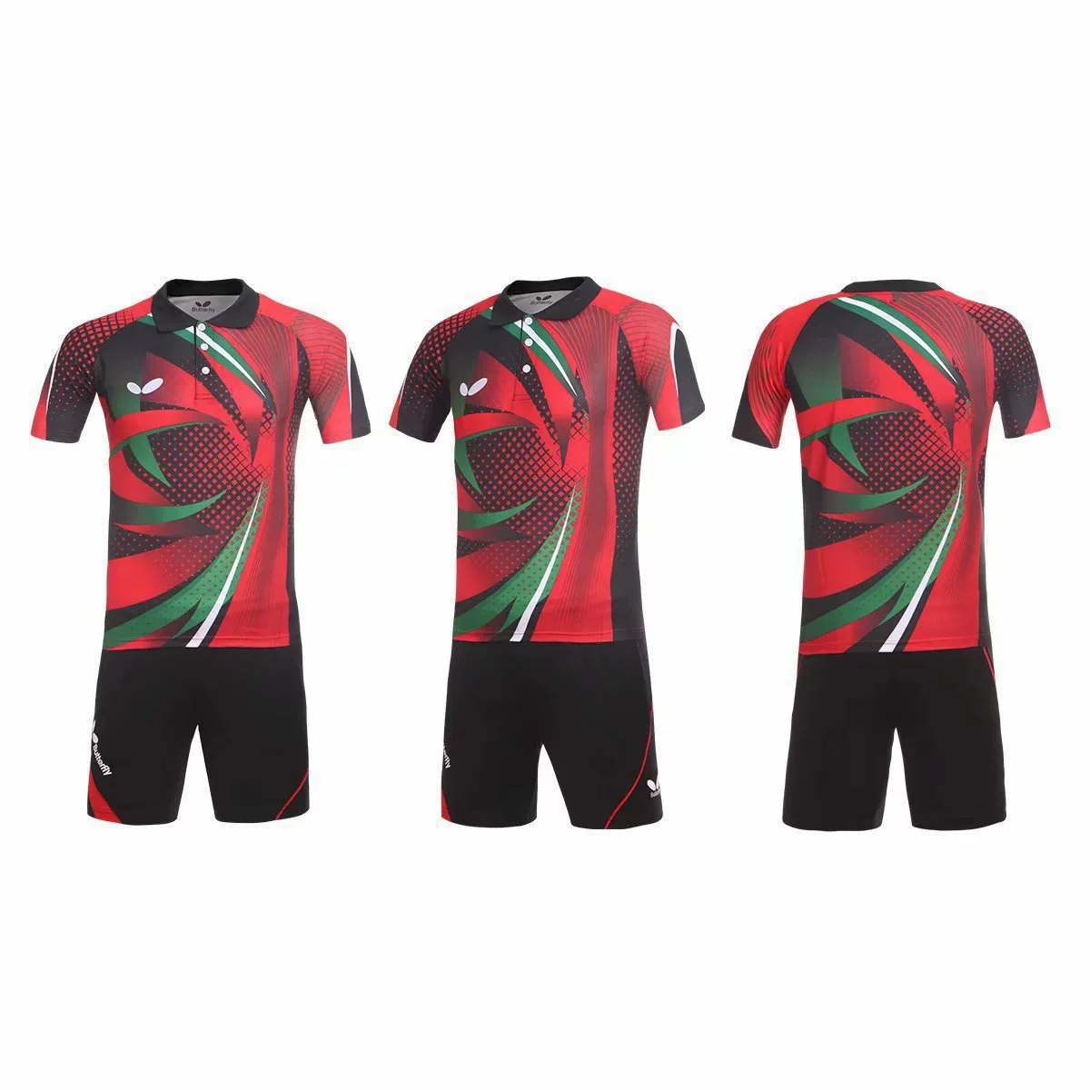 New Men Badminton Sport Shirts Table Tennis Suit Quick Dry Breathable Jersey Team Clothes Game Running Short Sleeve Shorts