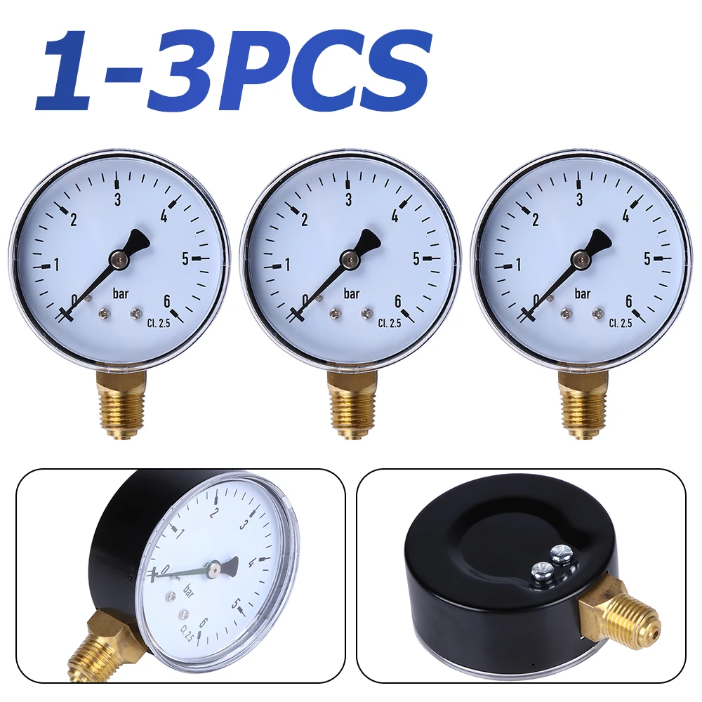 Compressed Air Pressure Gauge For Air Water Oil Gas Measurement