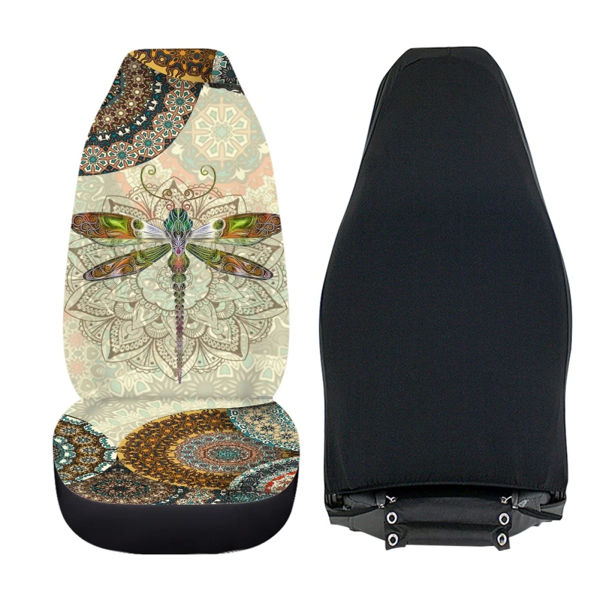 Чехол на сиденье автомобиля в этническом стиле с узором мандалы запчасти для