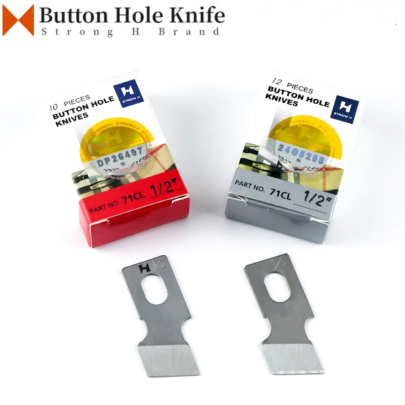 

71CL Button Hole Knife For Straight Buttonhole Sewing Machine Fit JUKI LBH-781,1790; Brother LH4-B814, HE-800A Strong H Blade