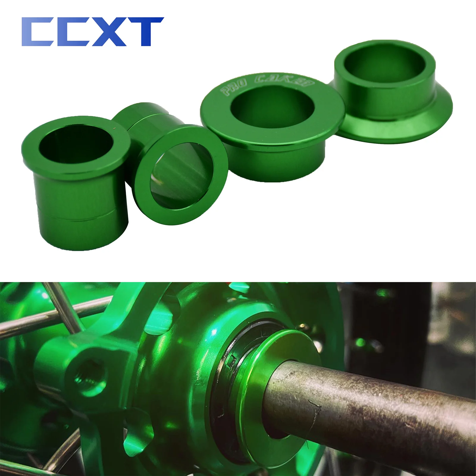 

Motorcycle Front Rear Wheel Axle Hub Spacer For Kawasaki KX125 KX250 KX250F KX450F KLX450R KX 125 250 250F 450F KLX 450R Parts