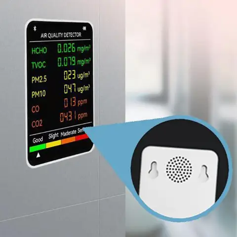 6 в 1 многофункциональный детектор качества воздуха PM2.5 PM10 HCHO TVOC CO CO2 формальдегид монитор ЖК-дисплей домашний тестер