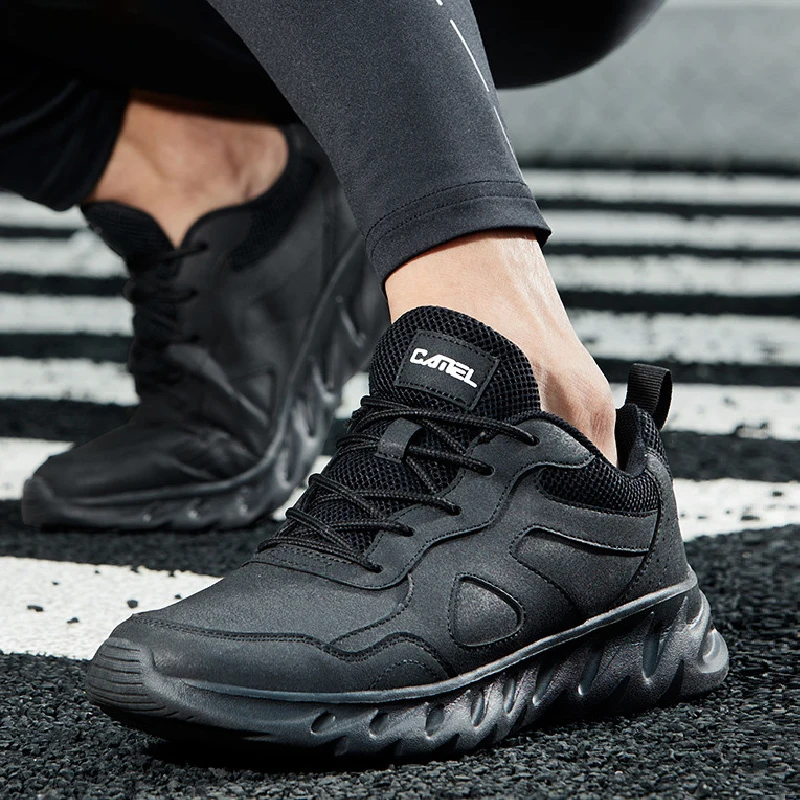 Golden Camel Running Shoes For Men Women Breathable Training Sneakers Male Outdoor Anti-slip Trekking Sports Footware