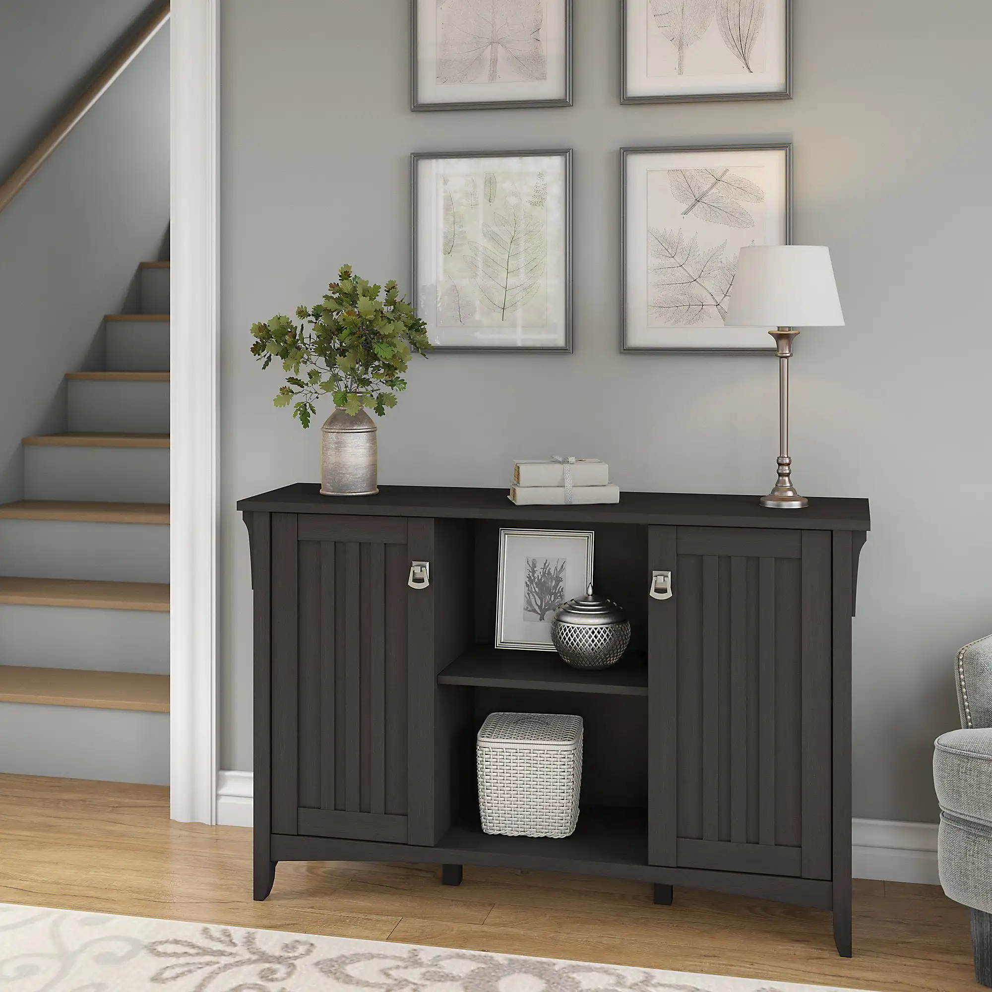 

Salinas Storage Cabinet Living Room Storage Cabinet Locker Magazine Book CD Collection Cabinet With Doors