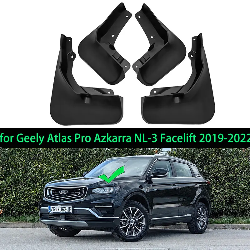 

Брызговики для Geely Atlas Pro Emgrand X7 Sport Azkarra Proton X70 NL-3 2016~2022 Брызговики Брызговик Аксессуары для расширителей крыльев