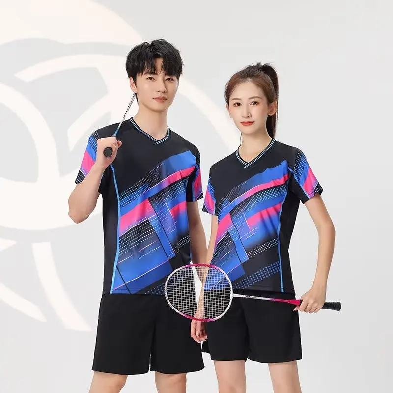 

Couple Table Tennis Oufits Kids Suits Volleyball Running Pingpong Outdoor Indoor Sportwear Sets Quick Dry