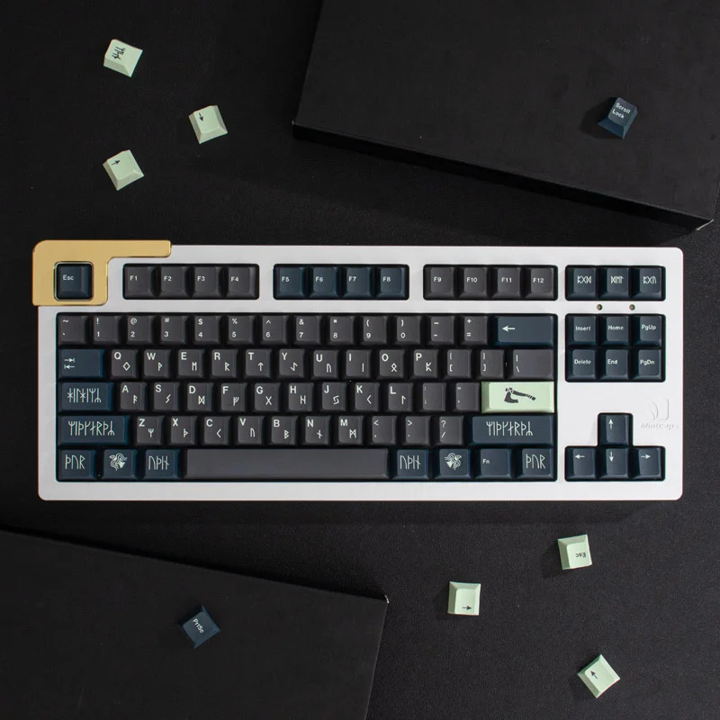 Технология сублимации красителя 23/129 клавиш PBT клоны GMK скандинавские колпачки