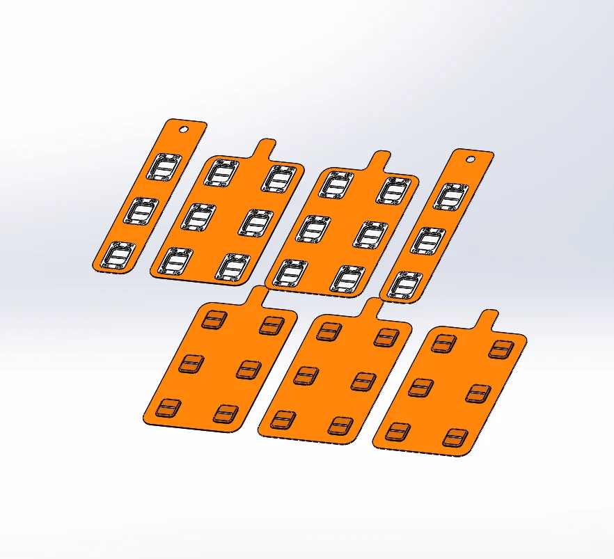 Фото WELLGO 5SET Соединитель для литиевых батарей 21700, медные пластины для аккумуляторных блоков 6S3P, 21.4 мм, сварная электрическая никелевая шина №2