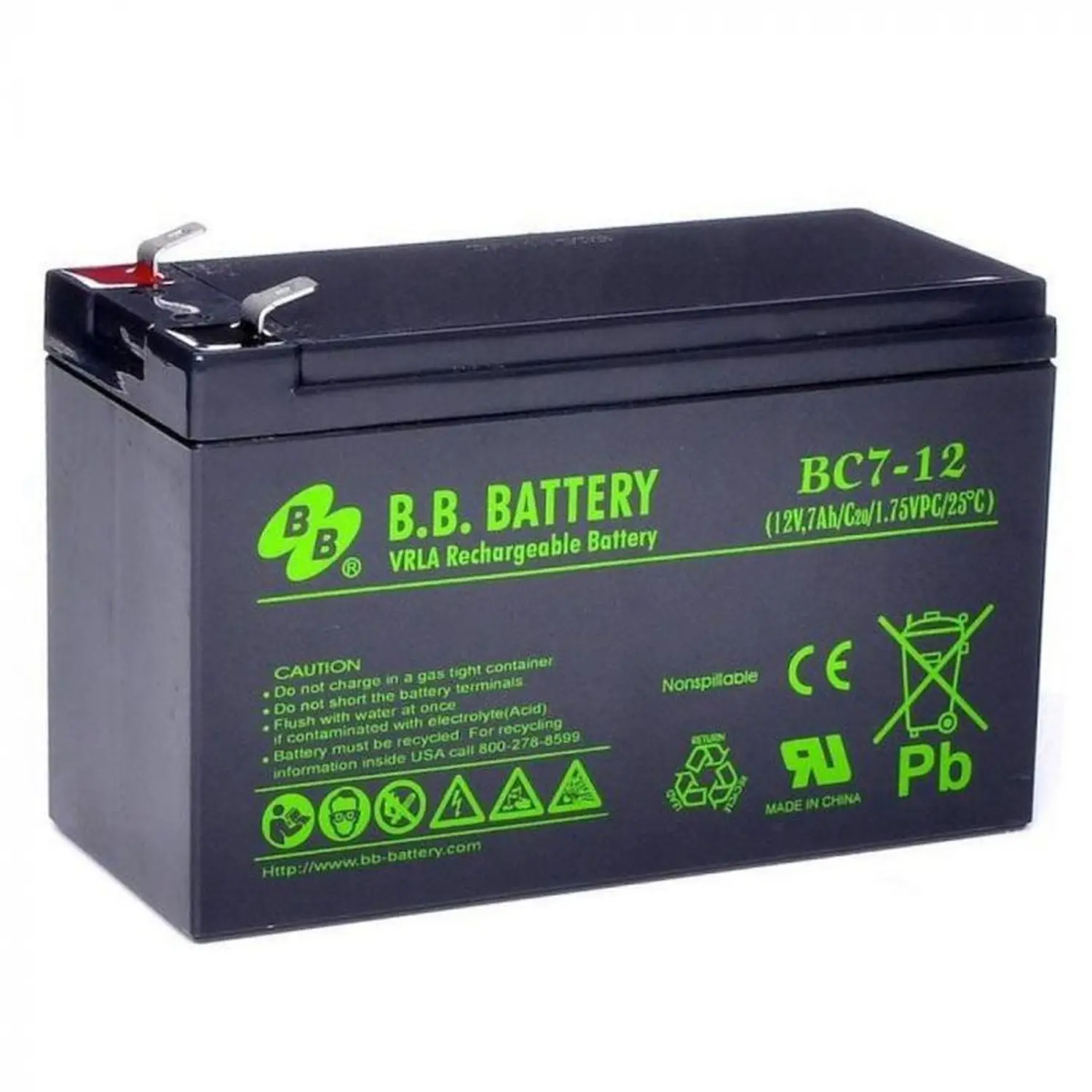Аккумуляторная батарея для ИБП B.B.Battery BC 7-12 БУ | AliExpress