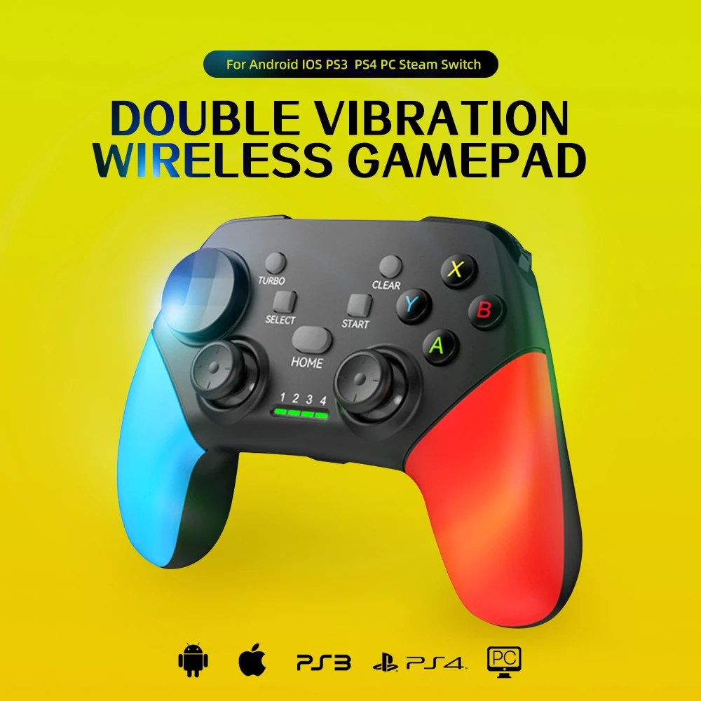 Беспроводной Bluetooth геймпад 2 4 ГГц для PS4 ПК портативный джойстик USB игровой