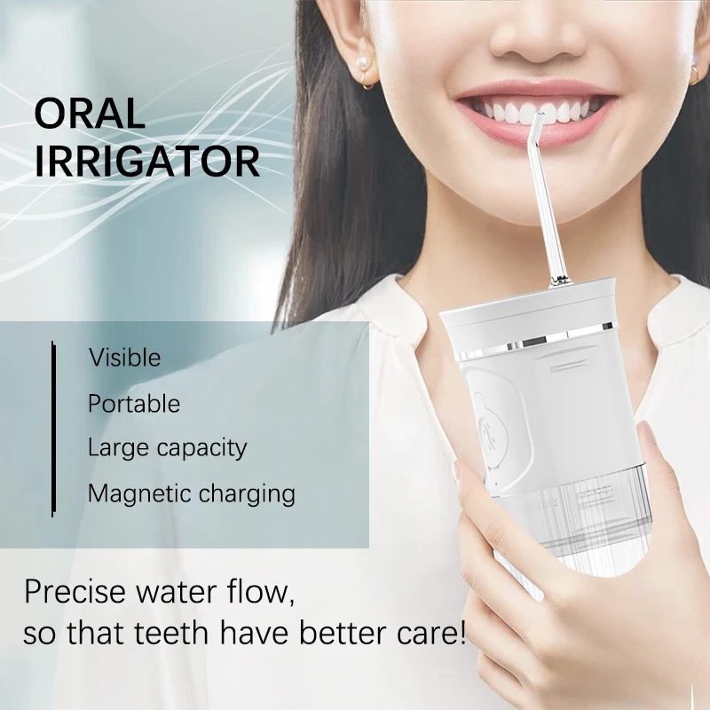 Видимый ирригатор для полости рта портативный инструмент чистки зубов зарядка