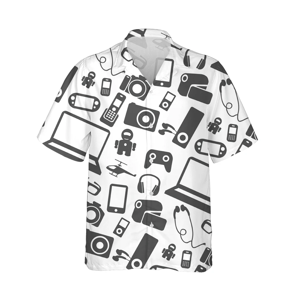 New 3D Funny Cute Animals Cartton Print Colorful Hawaiian Shirt Men Cat Rabbit Graphic Fashion Aloha Shirt Beach Casual Tops 5XL
