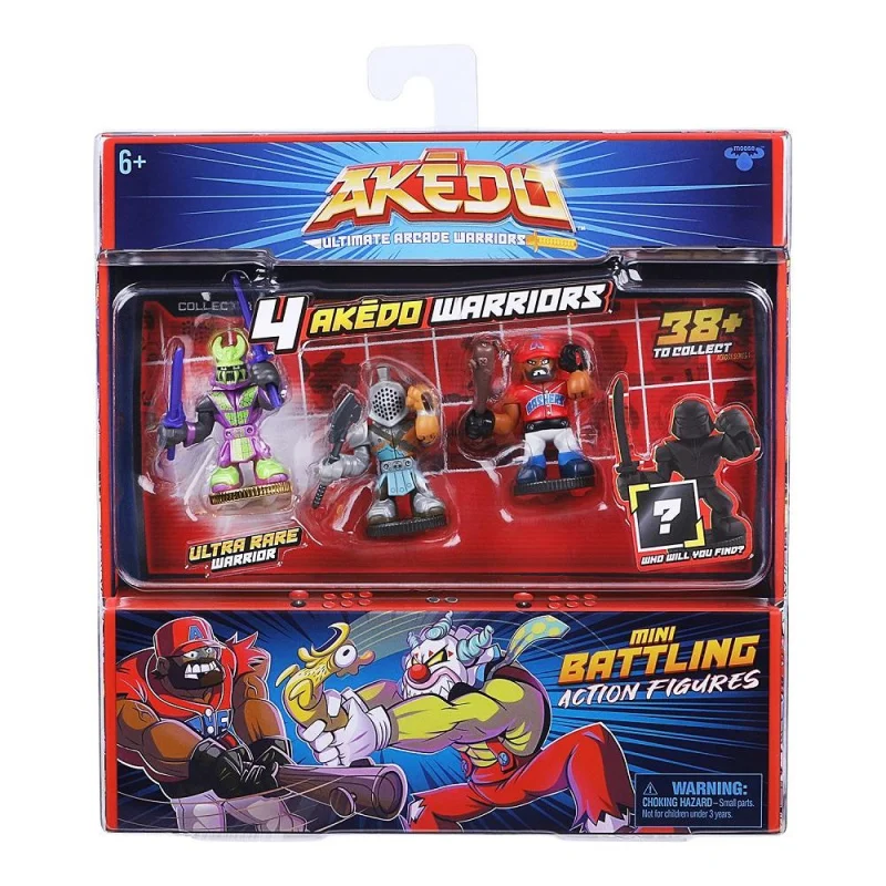 Четвертый коллекционный игровой набор Акедо 4 фигурки, Akedo (art.: 3920bcf356cc4) - 3920bcf356cc4