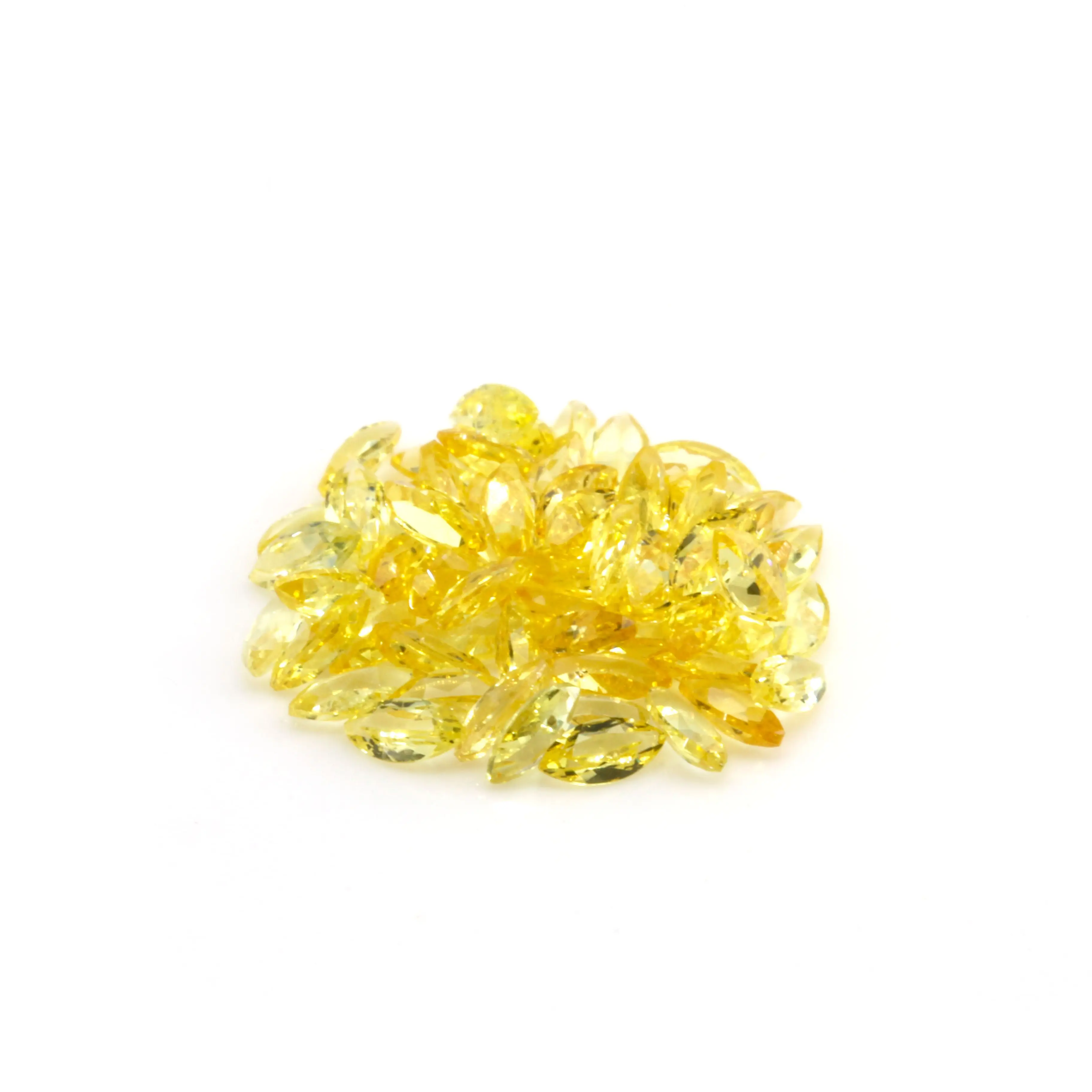 

Whole Sales Price 100% Natural Yellow Sapphire Top Quality Marquise Cut Faceted Loose Gemstone For Jewelry