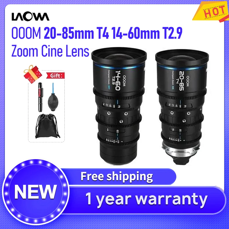 

Venus Optics Laowa OOOM 20-85mm T4 14-60mm T2.9 Zoom Cine Lens Professional Cinema Lenses for S35 Frame Macro Four Thirds