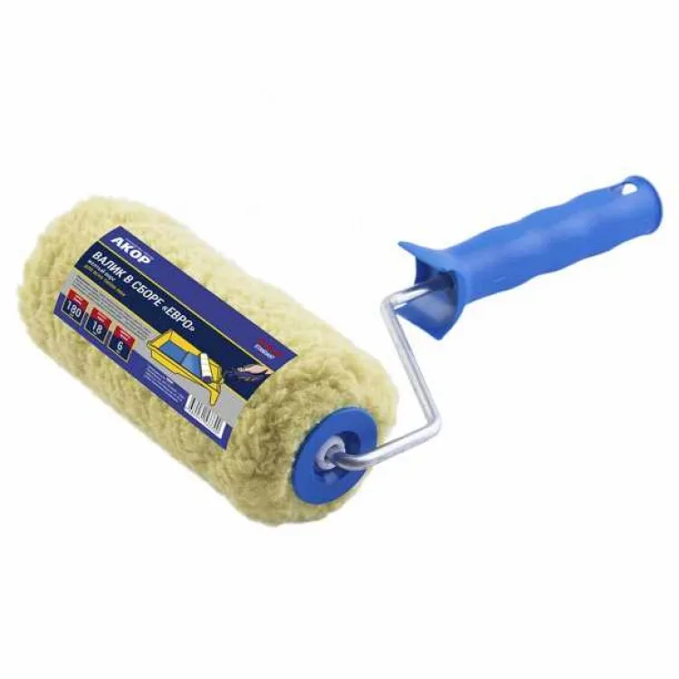 Валик для красок АКОР фасадов 18 см ручка