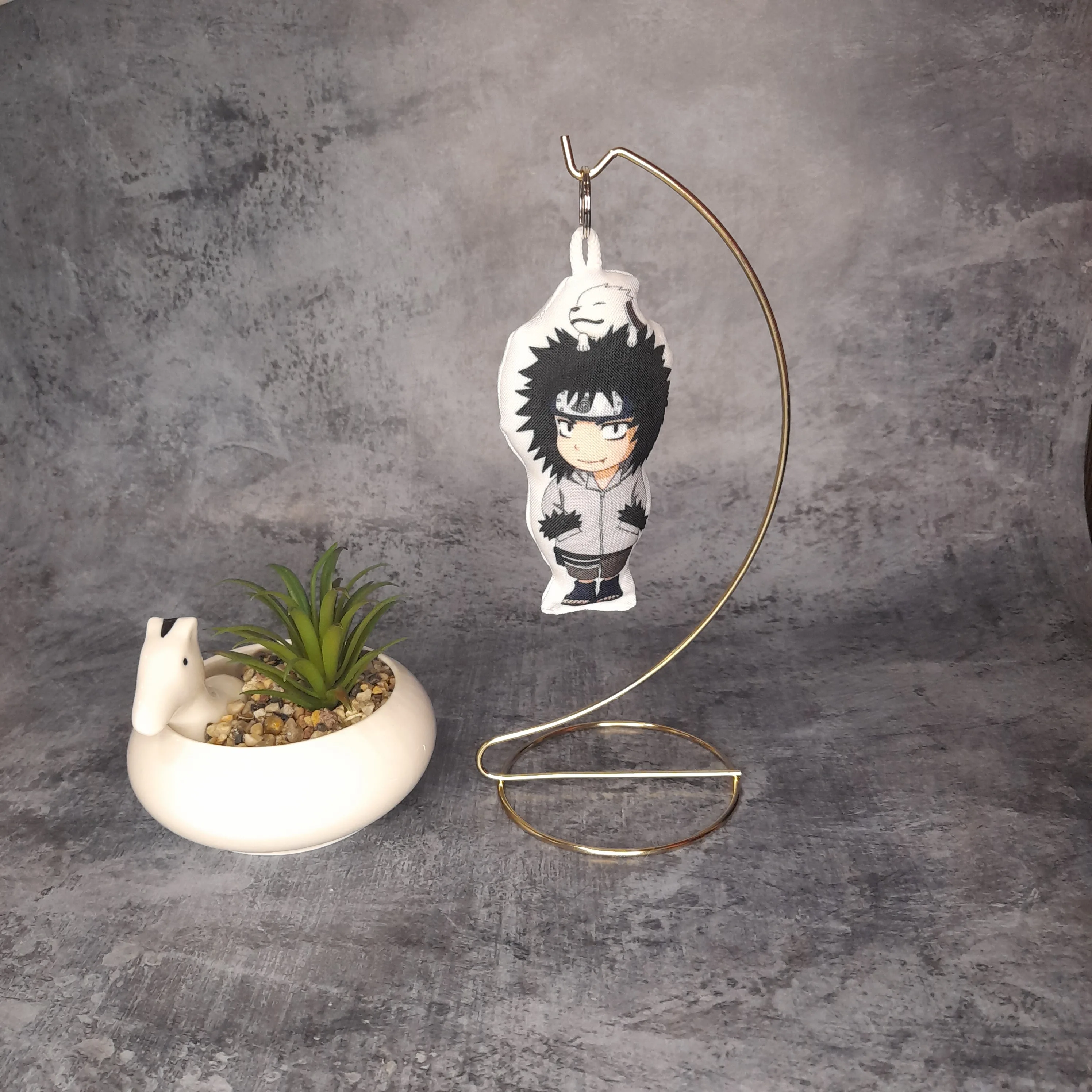 Keychain Chibi Naruto-Kiba 10 cm. Ch0204 hug pillow anime dakimakura keychain key ring |