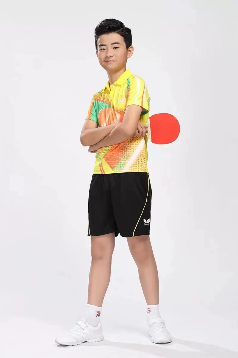 Men & Women Table Tennis Jerseys Badminton Training suit jersey & shorts Set empty Style Short-sleeved Running Wear Tennis