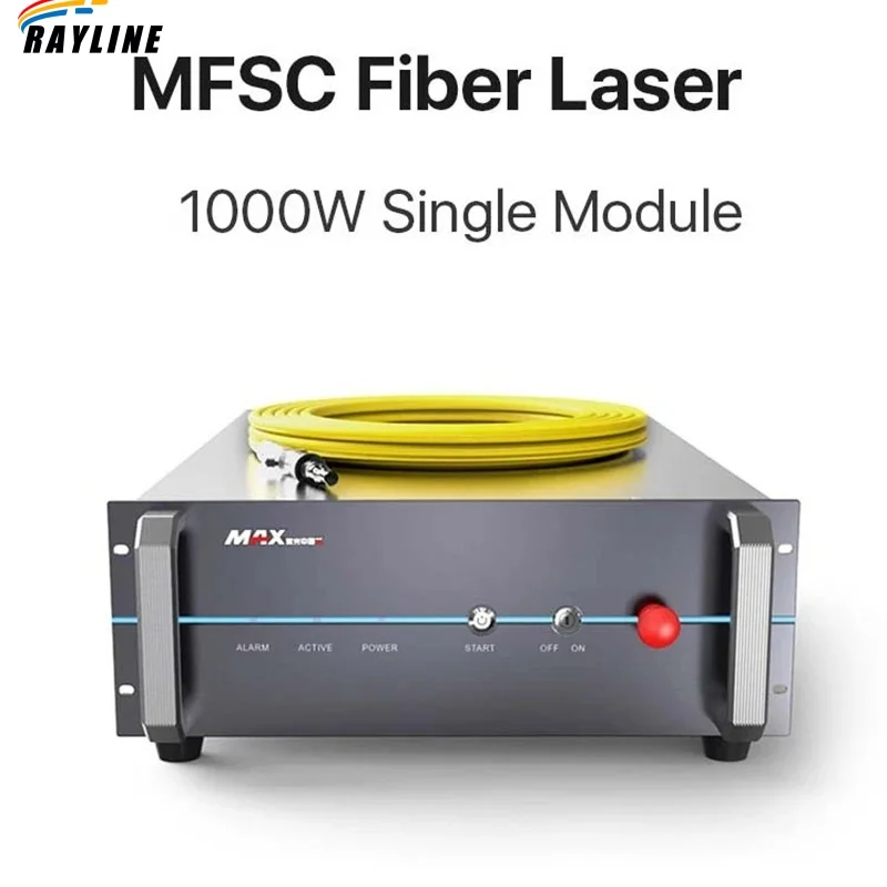 Лазерный источник максимальной мощности 1000 Вт одномодульный оптоволоконный