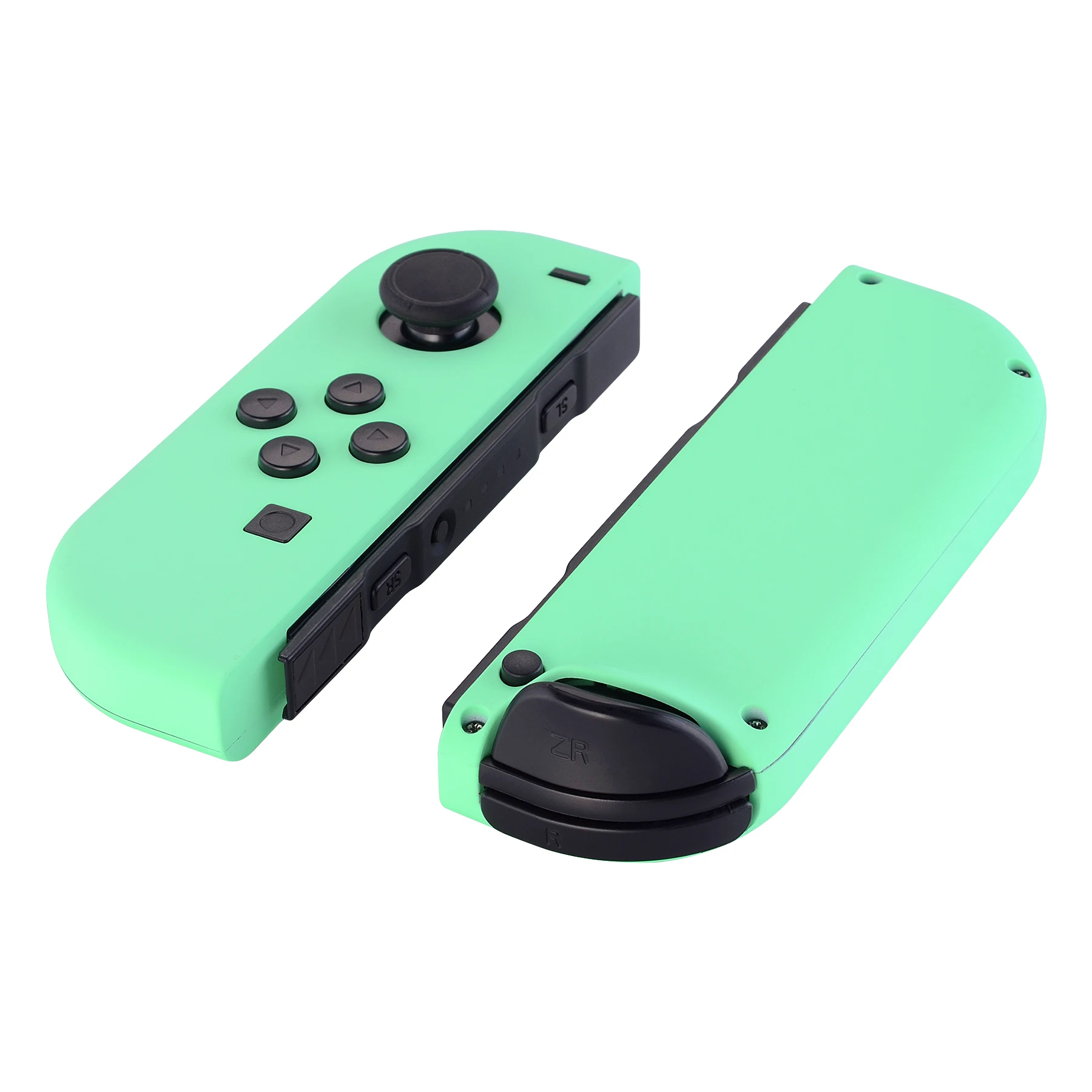 

eXtremeRate Custom Soft Touch Mint Green Controller Housing With Full Set Buttons Replacement Shell for NS Switch & OLED JoyCon