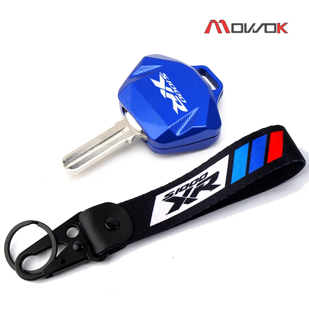 

For BMW S1000RR S1000XR S1000R HP4 HP2 Motorcycle Key Chain CNC Key Protection Shell Key Case Cover S1000 S 1000 R RR XR