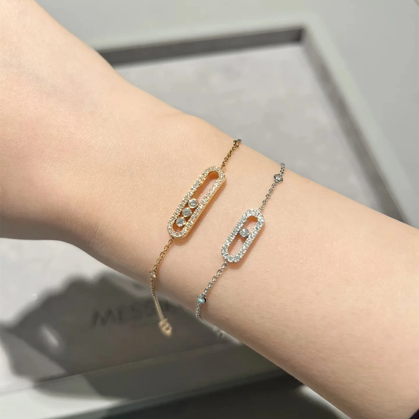 Браслет MOVE UNO из серебра 925 пробы французские роскошные ювелирные изделия браслет