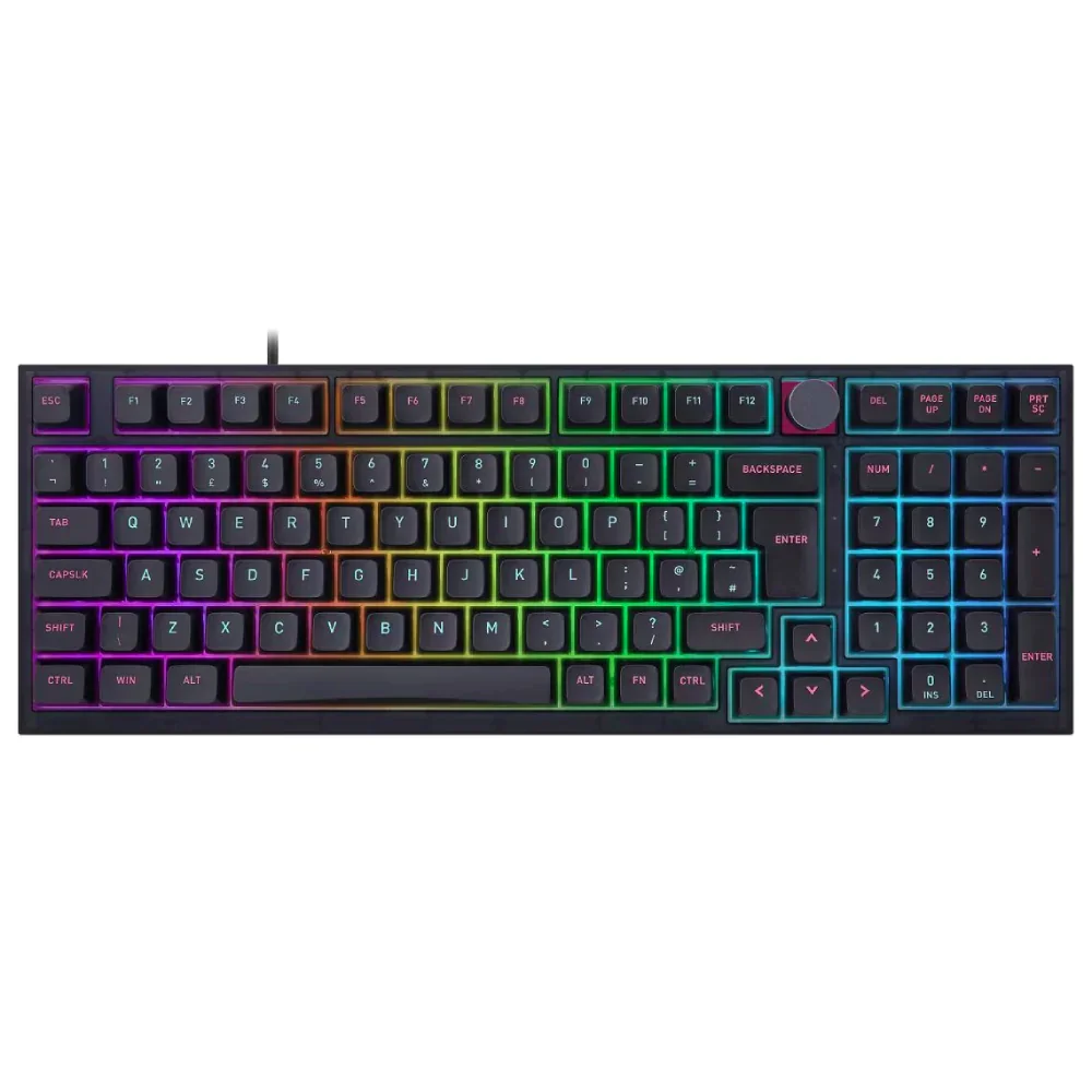 SKYLOONG GK98 1800 Compact Lite-Gasket Mount Type-C Wired Mechanical Keyboard Hot-swappable Optical Switches ABS Keycaps ISO