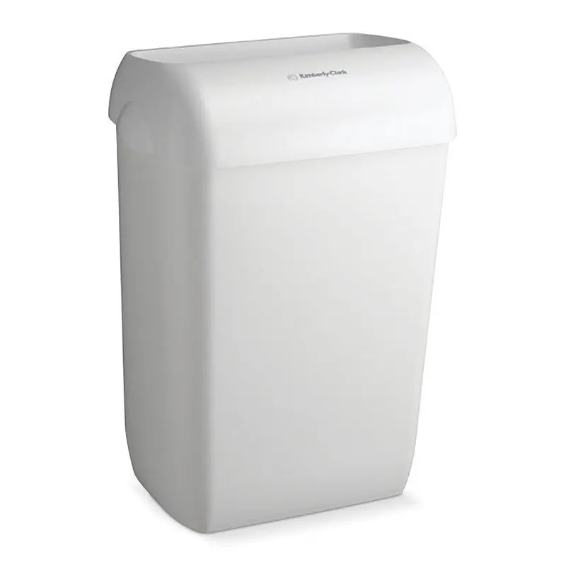 Kimberly-Clark Контейнер для мусора, 43 л, Aquarius, белый, 56,9х42,2х29 см, без крышки 601686