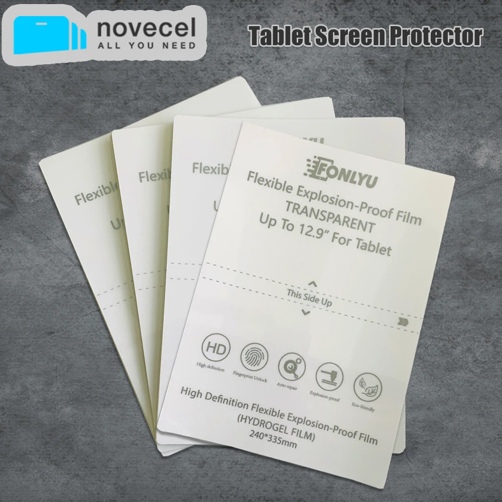 

Гидрогелевая пленка NOVECEL 20 шт. для ноутбука, планшета, ipad 7, защита экрана, гидролический лист для машины для резки пленки F200 X8 Plus